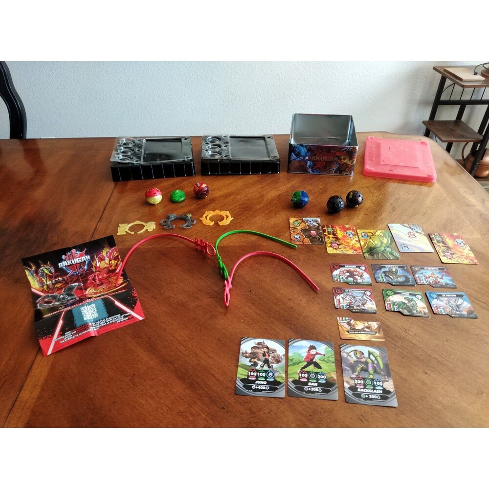 Bakugan Battle Brawlers Lot of 6 Figures BROKEN DAMAGED FOR PARTS REPAIR READ